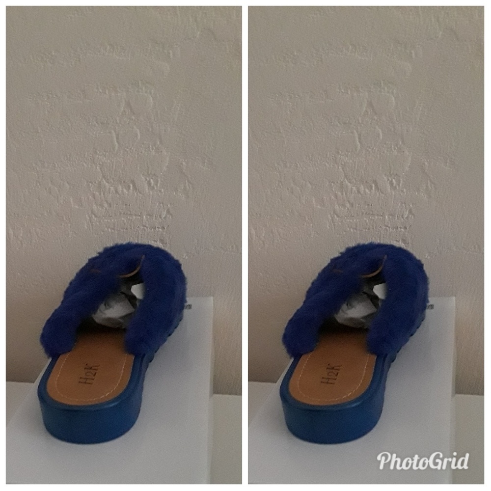 Women's shoes fur slides - Picture 3 of 4